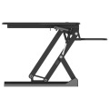 Höhenverstellbarer Sit / Stand Desk Computer Riser Designer stehend des